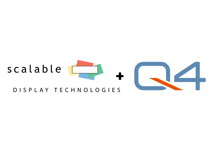 Scalable Display Technologies and Q4 Services Announce Teaming Agreement for Collimated Display Calibration