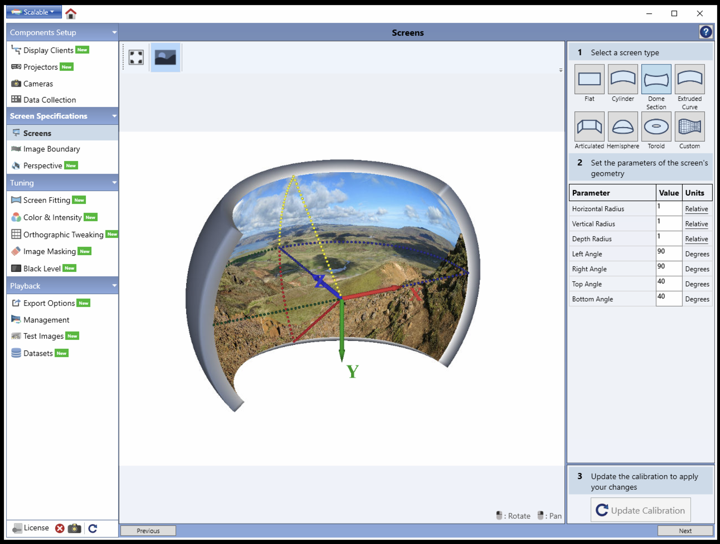 Scalable Partners with VVVV for Integrated Multi-Projector Calibration