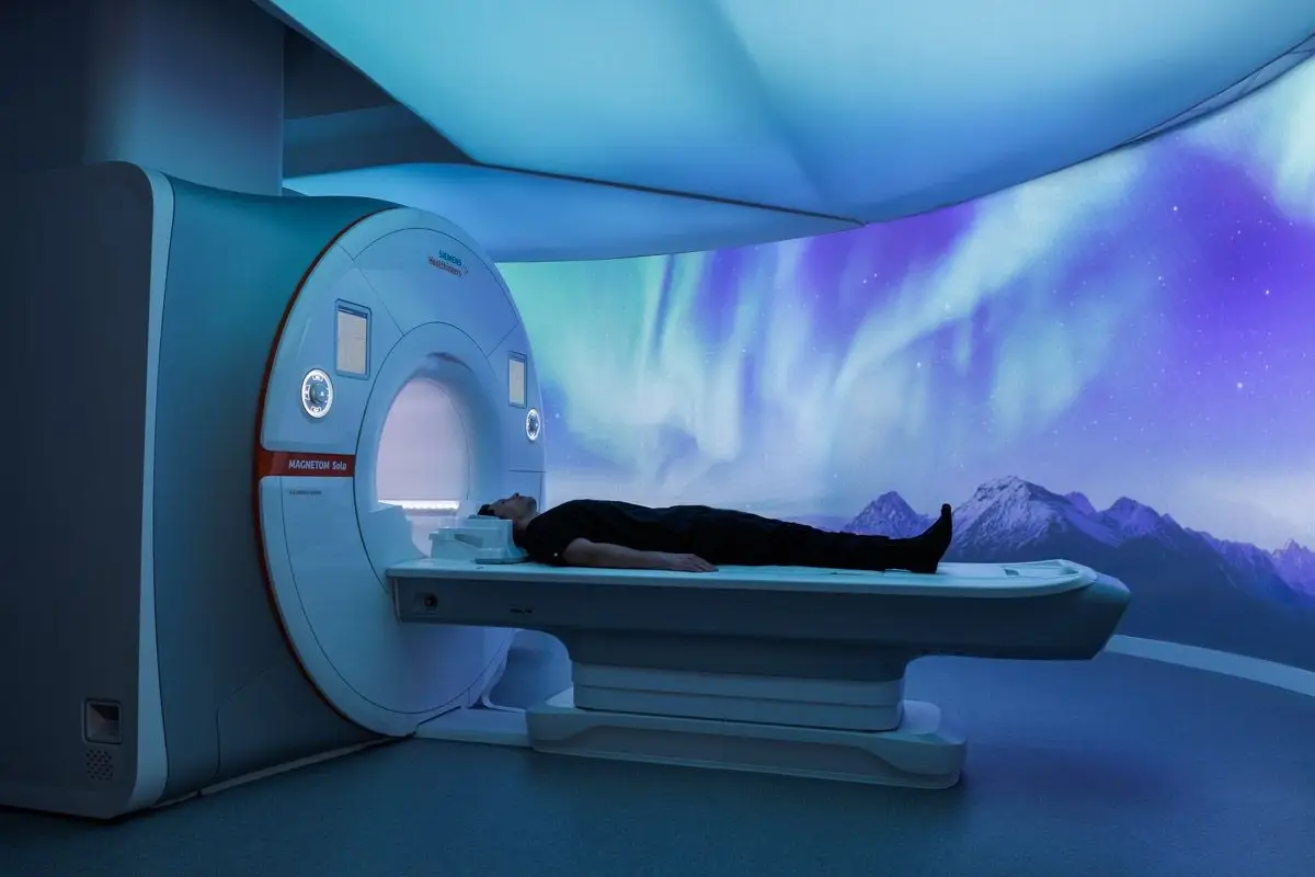 Cylinder Screen MRI Display