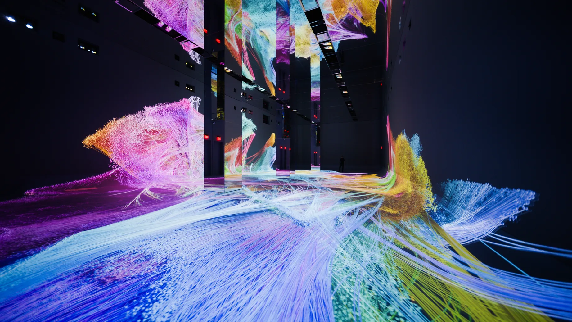 Machine Dreams: Rainforest installation view, DATALAND, Los Angeles